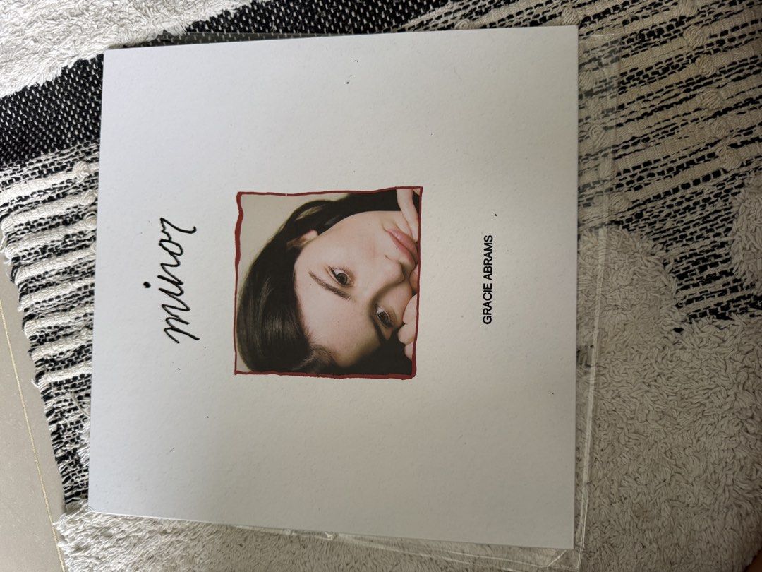 Gracie Abrams Minor Vinyl Record (Category: Vinyls) located in Lapu Lapu. Submitted by thegentleedit.ph (Listing ID 1459455517, Image 1). Description: - Gracie Abrams 'minor' vinyl record - Black vinyl - Includes all album tracks - Comes with lyric sheet, original insert, etc. - Ideal for Gracie Abrams fans.