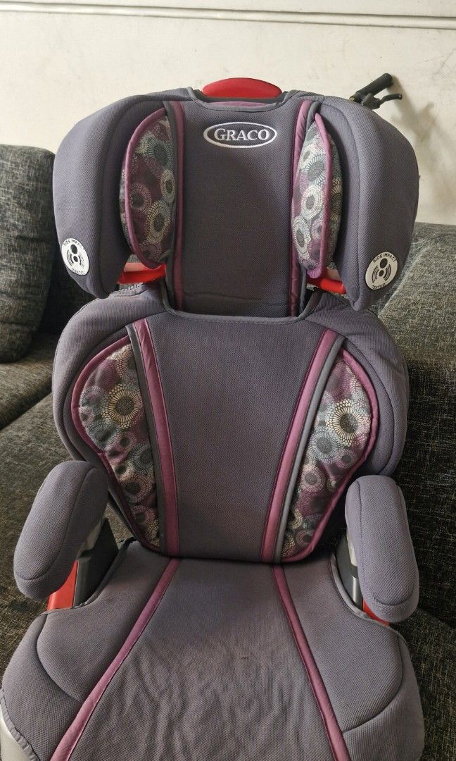 Graco Baby carseat (Category: Car Seats) located in Quezon City. Submitted by greenlifestyle_ph (Listing ID 1459338232, Image 2). Description: Original Graco carseat for toddler and above. detachable back rest can use the seat for booster when baby is older..