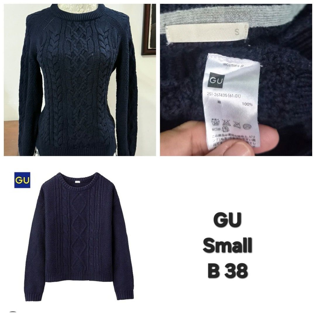 GU knitted cable knit sweater (Category: Others Tops) located in Mariveles. Submitted by itsme_designers_lane (Listing ID 1459302801, Image 1). Description: .