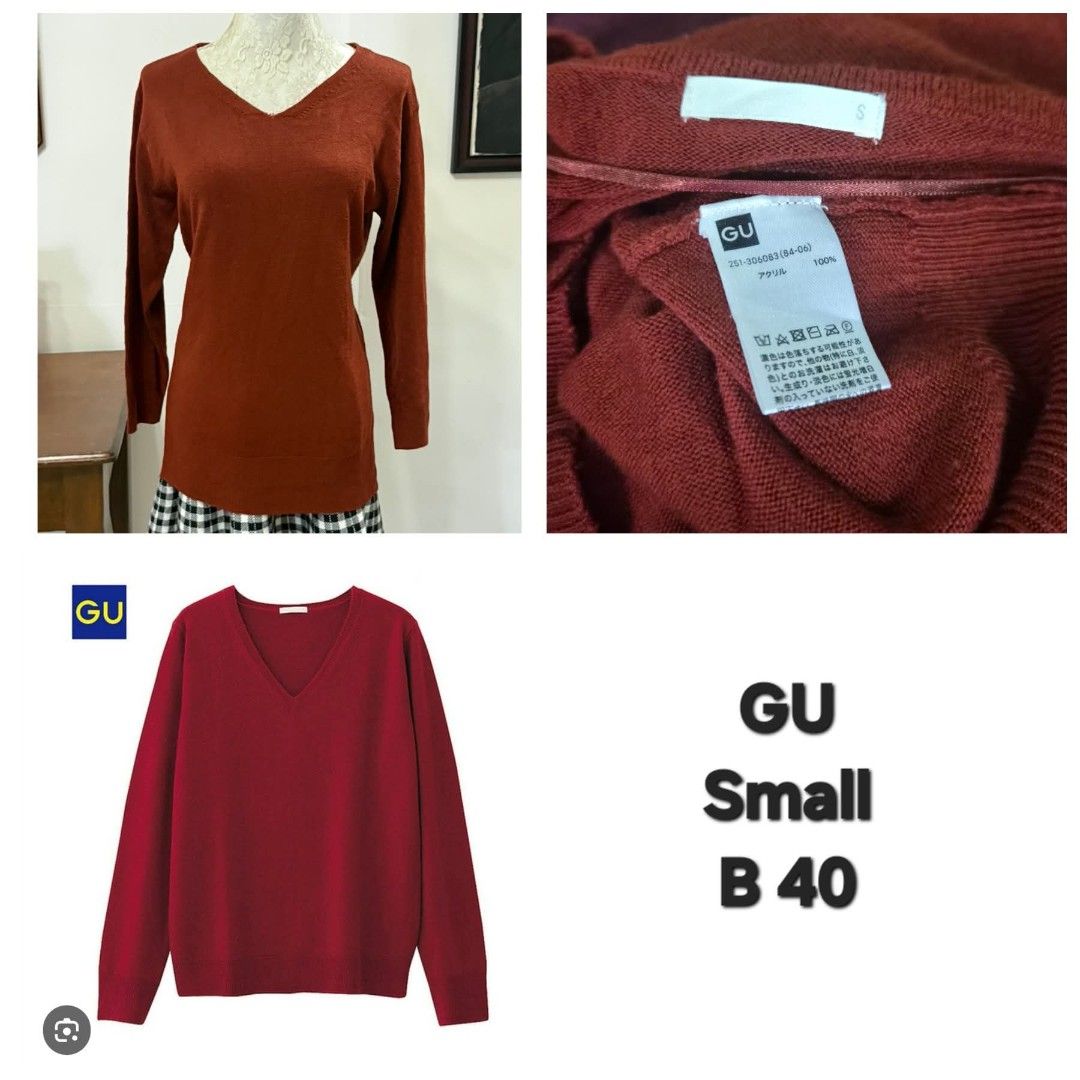 GU knitted sweater (Category: Others Tops) located in Mariveles. Submitted by itsme_designers_lane (Listing ID 1459304026, Image 1). Description: .