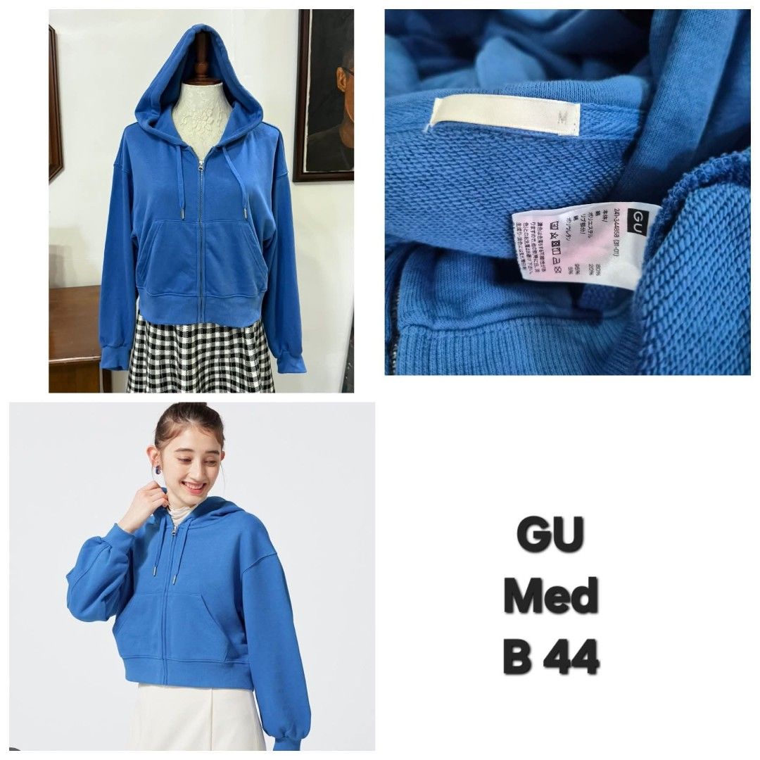 GU semi crop hoodie (Category: Others Tops) located in Mariveles. Submitted by itsme_designers_lane (Listing ID 1459301718, Image 1). Description: .
