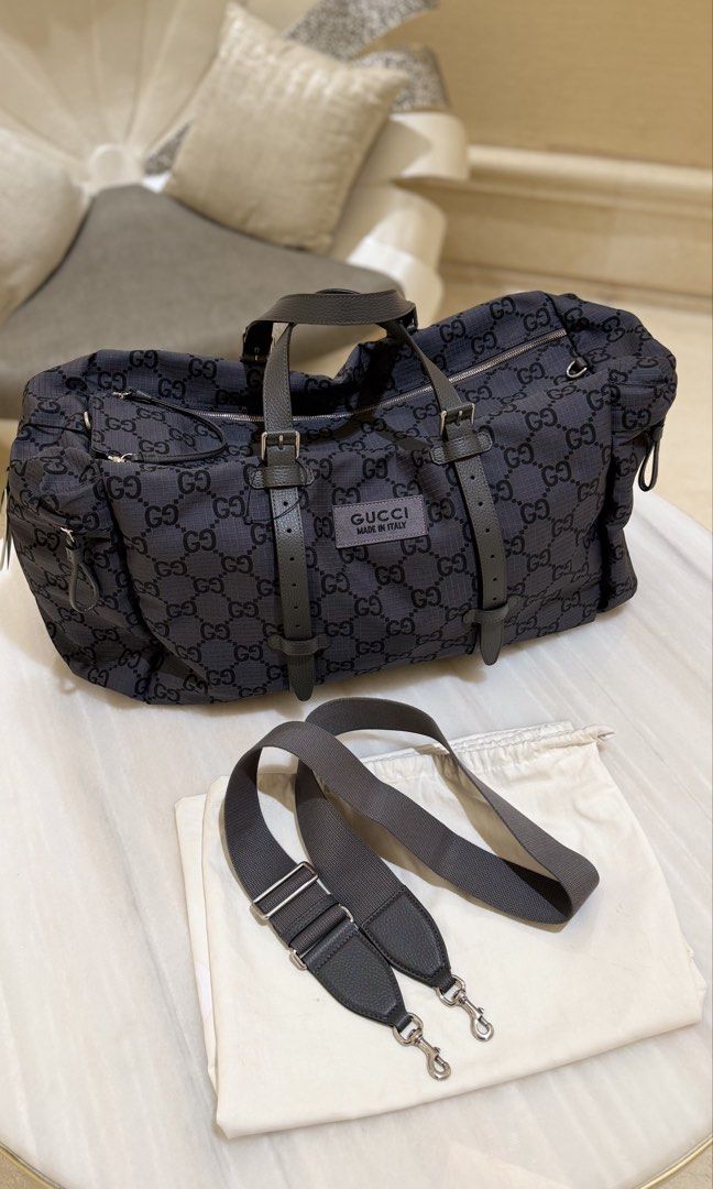 Gucci Maxi GG Duffle Bag (Category: Luxury Bags & Wallets) located in Angeles City. Submitted by tayaggem (Listing ID 1459443890, Image 1). Description: GUCCI MAXI GG DUFFLE BAG BRAND NEW • AUTHENTIC • BOUGHT IN DUBAI 🇦🇪 Details: • Brand new / unused • Authentic Gucci • Purchased in Dubai 🇦🇪 • Comes with Gucci dust bag • Spacious duffle design • Classic Maxi GG canvas with leather details • Ready for its new owner 🤎 📍 Location: Pampanga & M