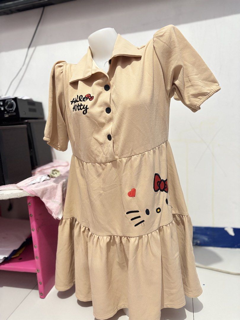 Hello Kitty Beige Dress (Category: Dresses) located in Valenzuela. Submitted by hellokittyjunkie (Listing ID 1459476889, Image 2). Description: Fit up to XL.