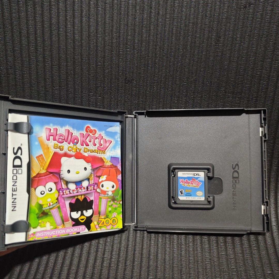 Hello Kitty Big City Dreams DS Game Authentic (Category: Nintendo) located in Quezon City. Submitted by shopme_gadget30 (Listing ID 1459434645, Image 3). Description: kindly read the details first for sale fixed price good Condition tested and working With case and game card with manuals compatible to Nintendo 3ds/DS usa region qc area meet up: sm north shipping fee must shoulder by the buyer via lalamove or grab payment: bdo/gcash happy gaming e