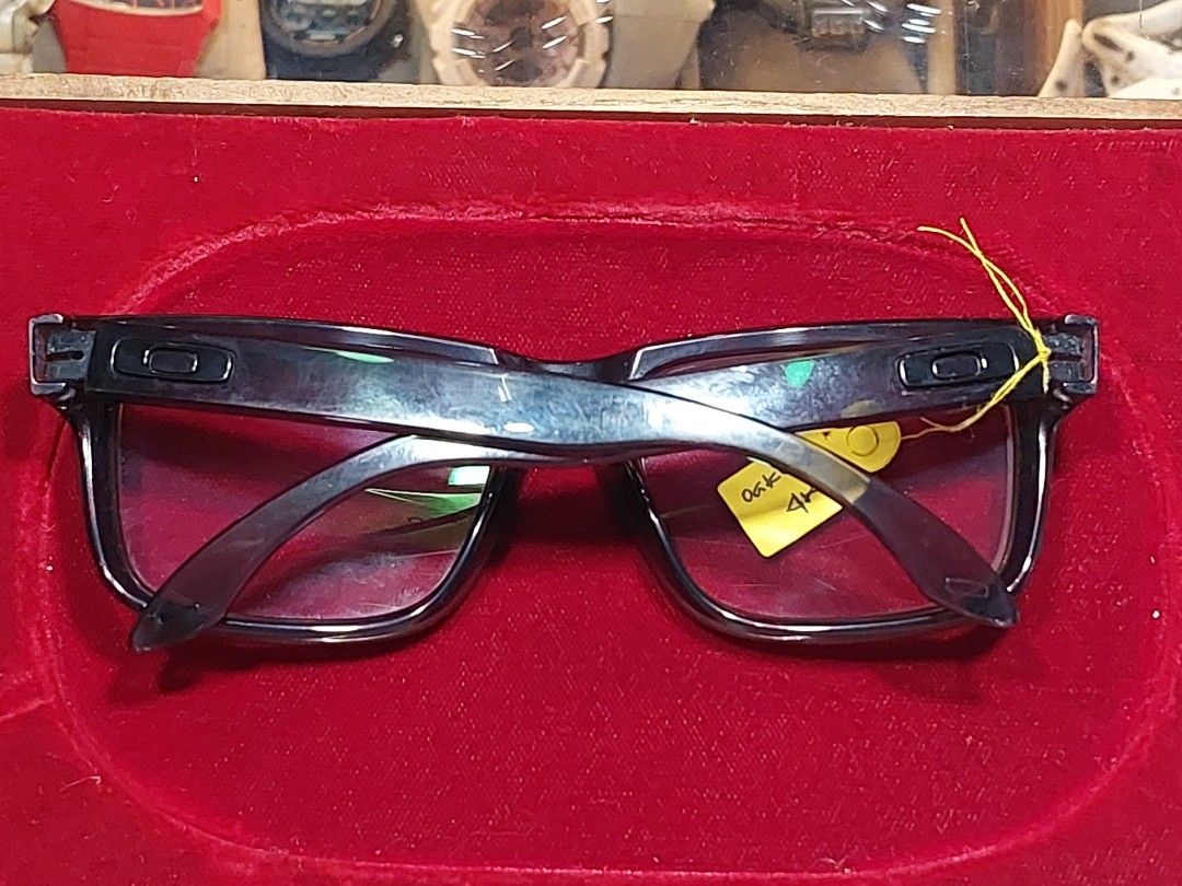 Holbrook Eyeglasses - Black Square Frames (Category: Sunglasses & Eyewear) located in Baguio. Submitted by four_your_eyes_only (Listing ID 1459338008, Image 2). Description: - Brand: Oakley - Model: Holbrook - Model Number: OO9102-24 55 18 137 - Frame Style: Black Square - Lens Type: Clear - Condition: Good - Perfect for: Everyday wear or fashion statement.