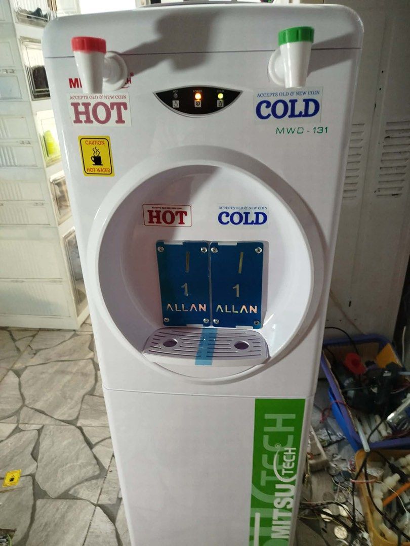 Hot and Cold Water Vendo non eject coinslot (Category: Water Purifiers & Dispensers) located in Santa Rosa. Submitted by fivejvendingmachine (Listing ID 1459310771, Image 2). Description: 💧 HOT & COLD WATER VENDO MACHINE 💧 NON-EJECTOR COINSLOT Perfect for: 🏫 Schools 🏥 Hospitals 🏪 Stores & Carinderias 🏀 Basketball Courts 🛒 Wet Markets 🚉 Terminals & Waiting Areas 🏠 Residential Areas ✨ FEATURES: • Hot & Cold water dispensing • Non-ejector c
