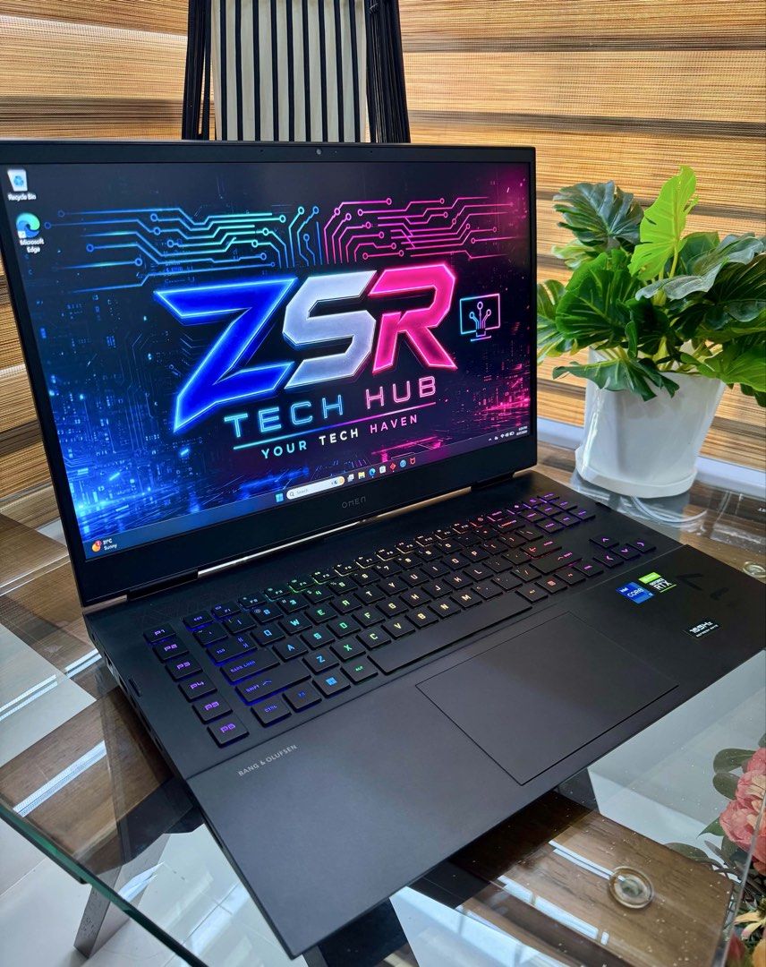 Hp Omen 17 Gaming Laptop (Category: Laptops & Notebooks) located in Davao. Submitted by shinxchan (Listing ID 1459450440, Image 3). Description: PRICE DROP! ON HAND LOADED LAPTOP Good for desktop replacement ✅ Low Cycle Count ✅ Good as new condition ✅ No issues ✅ Inclusions Unit✅ Charger✅ ROG Bag✅ HP OMEN 17 17-ck1xxx Gaming Laptop Specifications: • 17.3-inch QHD, 100% sRGB, 165Hz refresh rate, IPS panel • Intel Core i7-12700H (14 cores, 20 threa