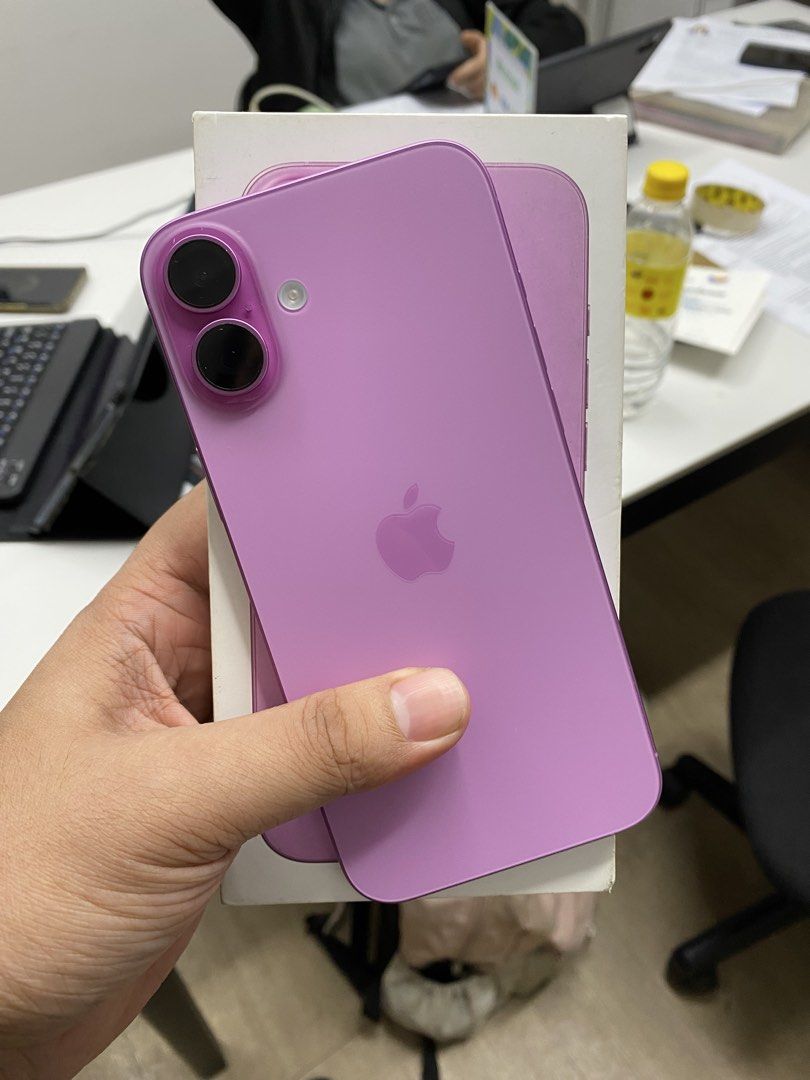 Iphone 16 plus 128gb (Category: Cases & Sleeves) located in Quezon City. Submitted by traxor21 (Listing ID 1459365984, Image 1). Description: For sale or swap 📱Iphone 16 Plus ➡️Pink ➡️128gb ➡️Factory Unlocked ➡️100% battery health ➡️12cc ➡️NTC Approved ➡️Good as new ➡️ZP/A ➡️Display Unit ➡️May Green dot sa front cam Only. *️⃣Inclusions: ➡️Orig box | same imei Price: P34,999‼️ Location: 📍Novaliches, Quezon City!.