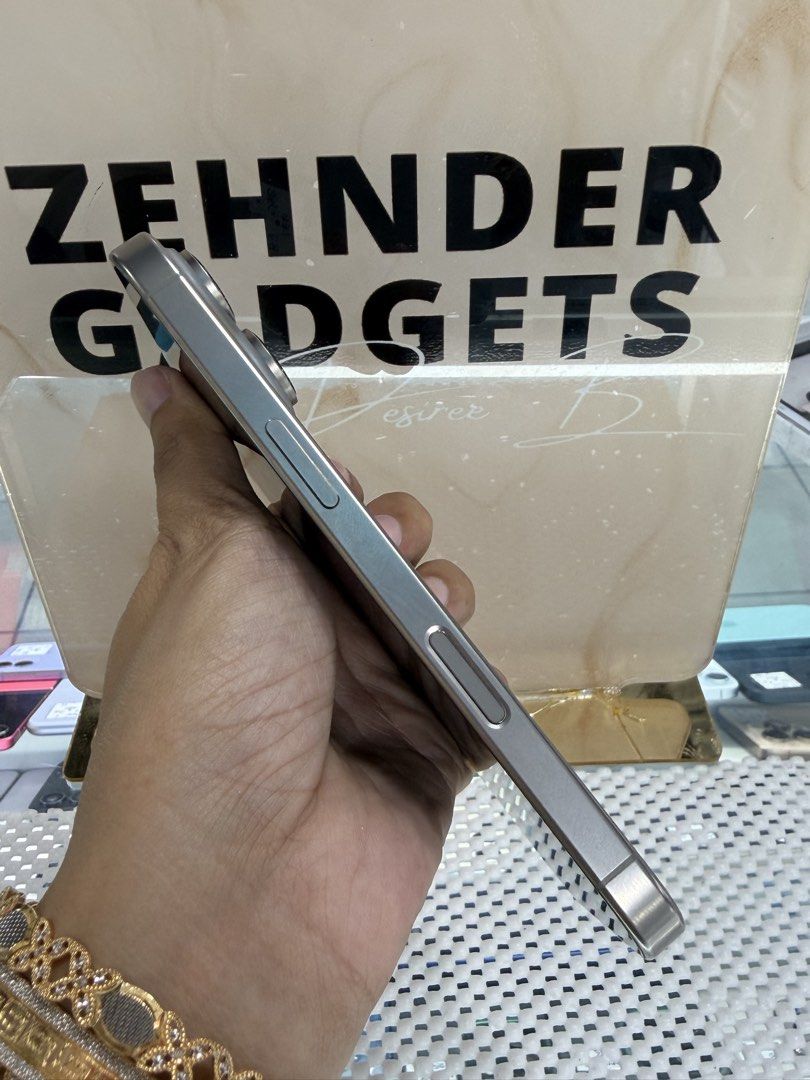 iPhone 16 PRO 256GB OPENLINE (NTC APPROVED) (Category: iPhone 16 Series) located in San Juan City. Submitted by desireebayal96 (Listing ID 1459320008, Image 3). Description: iPhone 16 PRO (DESERT TITANIUM) * NTC APPROVED * OPENLINE * ANY SIM * 256GB * 93% BATTERY HEALTH (ORIGINAL NOT BOOSTED) * 98% SMOOTH * NO ISSUE * NO HISTORY OF REPAIR * NO ICLOUD ISSUE * NOT REFURBISHED * WORKING FACE ID & TRUETONE * WITH CORD TYPE-C OPEN FOR COD SAME DAY DEL
