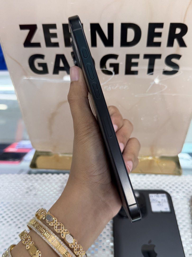iPhone 16 PRO MAX 256GB OPENLINE (NTC APPROVED) (Category: iPhone 16 Series) located in San Juan City. Submitted by desireebayal96 (Listing ID 1459320776, Image 2). Description: iPhone 16 PRO MAX (BLACK TITANIUM) * NTC APPROVED * OPENLINE * ANY SIM * 256GB * 95% BATTERY HEALTH (ORIGINAL NOT BOOSTED) * 99% SMOOTH * NO ISSUE * NO HISTORY OF REPAIR * NO ICLOUD ISSUE * NOT REFURBISHED * WORKING FACE ID & TRUETONE * WITH CORD TYPE-C OPEN FOR COD SAME 