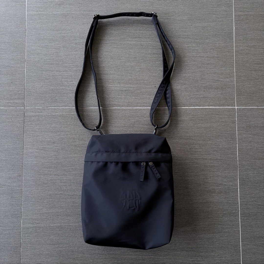 Jean paul gaultier embossed nylon cargo backpack / sling bag (Category: Sling Bags) located in Tarlac. Submitted by ruggedoutline (Listing ID 1459367762, Image 1). Description: No holes, loose stitches nor scratches, fading hardware only (Shipping included).