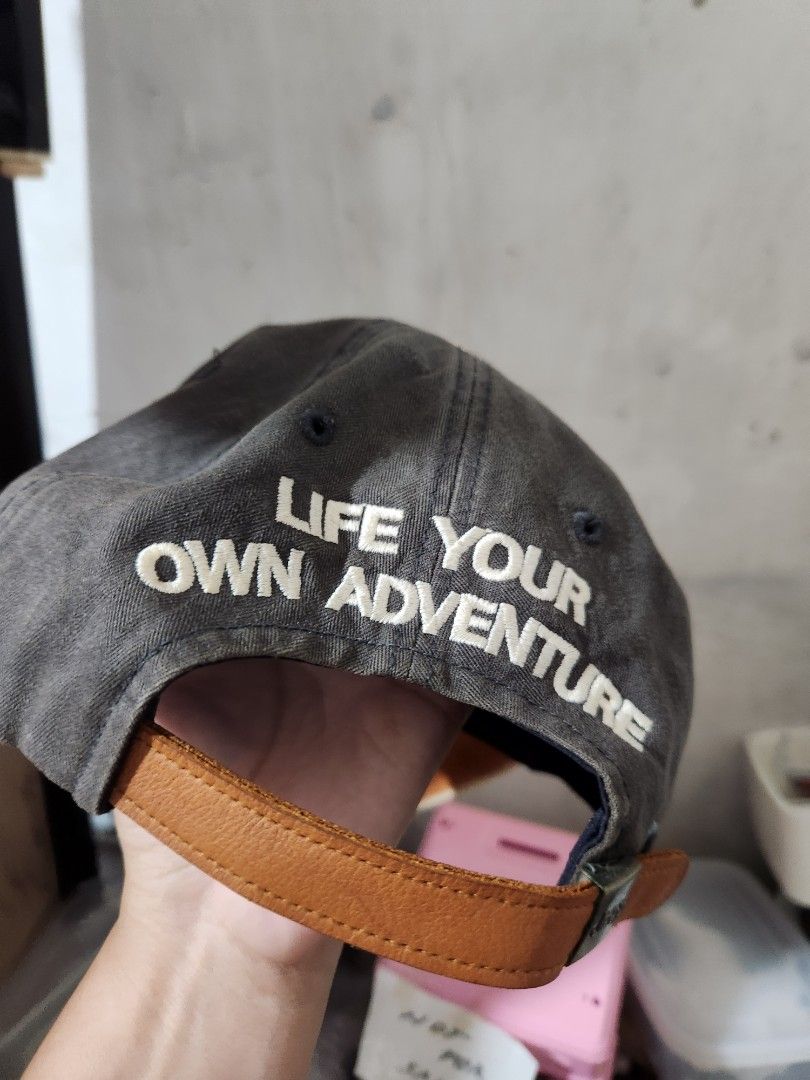 Jeep Authentic Capability Adventure Cap (Category: Caps & Hats) located in Quezon City. Submitted by amber___18 (Listing ID 1459359119, Image 2). Description: - Authentic Jeep cap - Features "Authentic Capability" and "Defining peak performance" patches - Back reads "Life Your Own Adventure" - Adjustable strap for a comfortable fit - Ideal for outdoor activities and everyday casual wear.