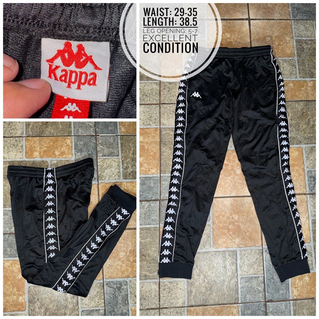 Kappa Track Pants (Category: Joggers) located in Taguig. Submitted by jayveealfaro12 (Listing ID 1459406554, Image 1). Description: Sizes and Condition indicated at the photo description.