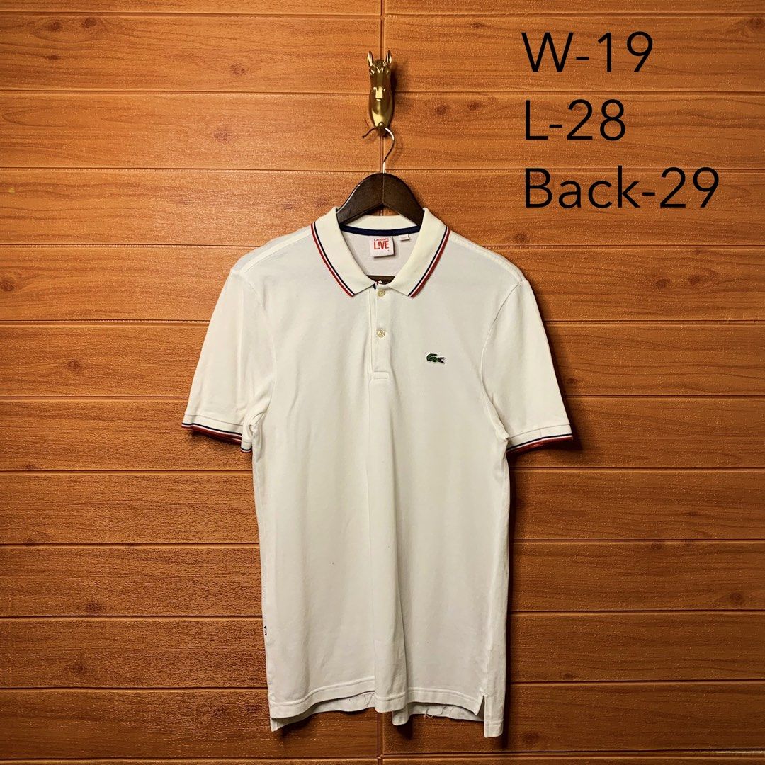 Lacoste Live Polo shirt (Category: Tshirts & Polo Shirts ) located in Quezon City. Submitted by donklasiko (Listing ID 1459413840, Image 2). Description: Condition: 9.5+/10 Pristine condition Issue: non Refer to the dimension 🤗 PM FOR MORE DETAILS NO RETURN, NO EXCHANGE & NO REFUND! ✅I ALSO ACCEPT TRADE/SWAP TO ANYTHING JUST DROP YOUR OFFER Please manage your expectations, this is a secondhand item. What you see is what you get 😊 💵MOP: GCASH, 