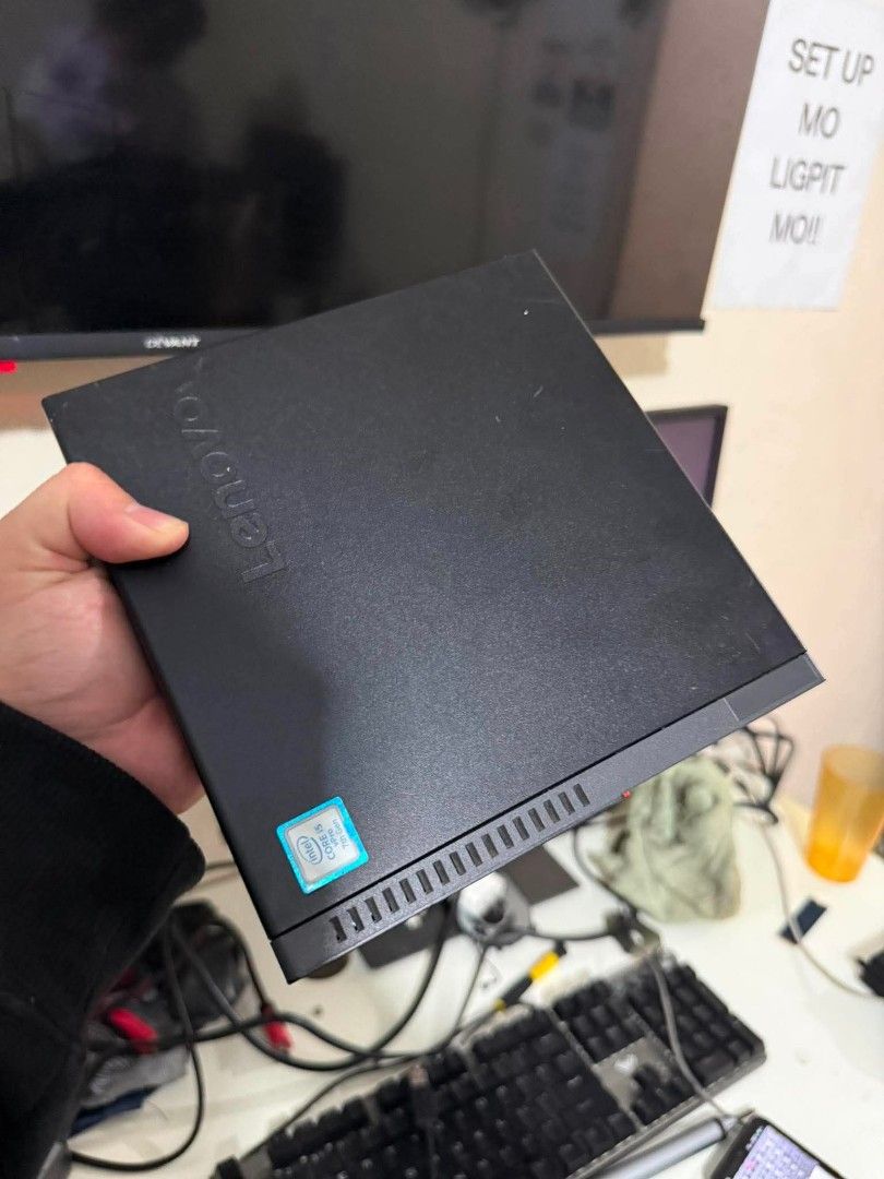 Lenovo mini PC (Category: Desktops) located in Manila. Submitted by happyearth.953a15 (Listing ID 1459448832, Image 3). Description: Lenovo mini PC I5 7th gen Intel UHD Graphics 630 16gb ram 256gb ssd Windows 11 pro OS Unit with power adapter 💸💸 8,000 each Location: San Andres bukid manila Pick up or deliver cod.