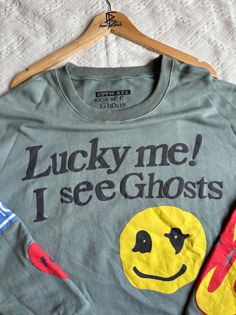 Lucky me! I see Ghosts (Category: Hoodies) located in Davao. Submitted by dtb_clo (Listing ID 1459381903, Image 3). Description: 21.5 x 27 Issue: minimal stain on print +Ship.