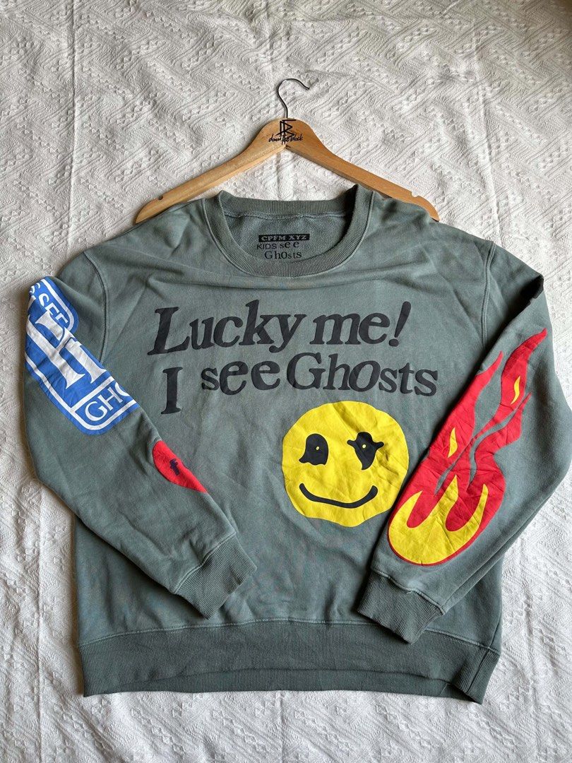 Lucky me! I see Ghosts (Category: Hoodies) located in Davao. Submitted by dtb_clo (Listing ID 1459381903, Image 2). Description: 21.5 x 27 Issue: minimal stain on print +Ship.