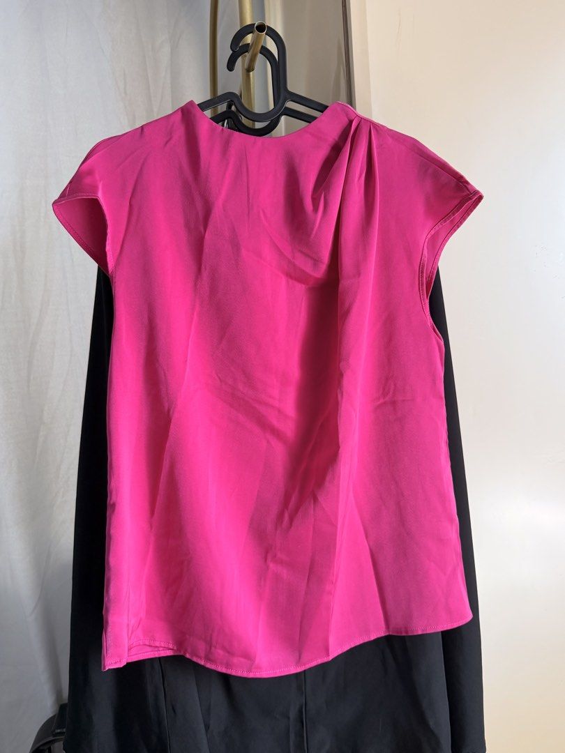 Magenta Blouse (Category: Blouses) located in Taguig. Submitted by love_preloved__ (Listing ID 1459350665, Image 1). Description: Premium HQ fabric. Fits S to semi Med. .