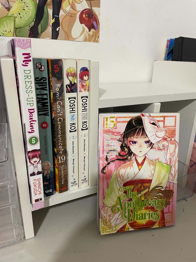 Manga books (Category: Comics & Manga) located in Manila. Submitted by ._winterixx (Listing ID 1459435012, Image 1). Description: Fs Komi can't communicate volume 19 - ₱550 Oshi no ko volume 4 - ₱650 Oshi no ko volume 3 - ₱650 My dress up darling volume 5 - ₱550 Spy x family volume 15 - ₱450 Apothecary diaries volume 15 - ₱550 Take all - ₱3,000 Loc:Las Piñas Can negotiate price Gcash payment only Lalamove only Buyer shoulders the shipping fee Pm 