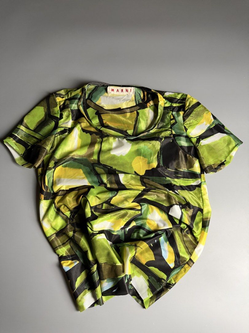 Marni Mosaic Tee (Category: Shirts) located in Manila. Submitted by 3rdealz (Listing ID 1459485140, Image 1). Description: Marni Size 38 Courier: J&T or Lalamove Item will be posted by express shipping (J&T) with good tracking record in 1-3 business days after received cleared payment. Expect it to reach you in 3-7 business days only after item been shipped. Please check my other listings and take advantage of combine shipping rates or special di