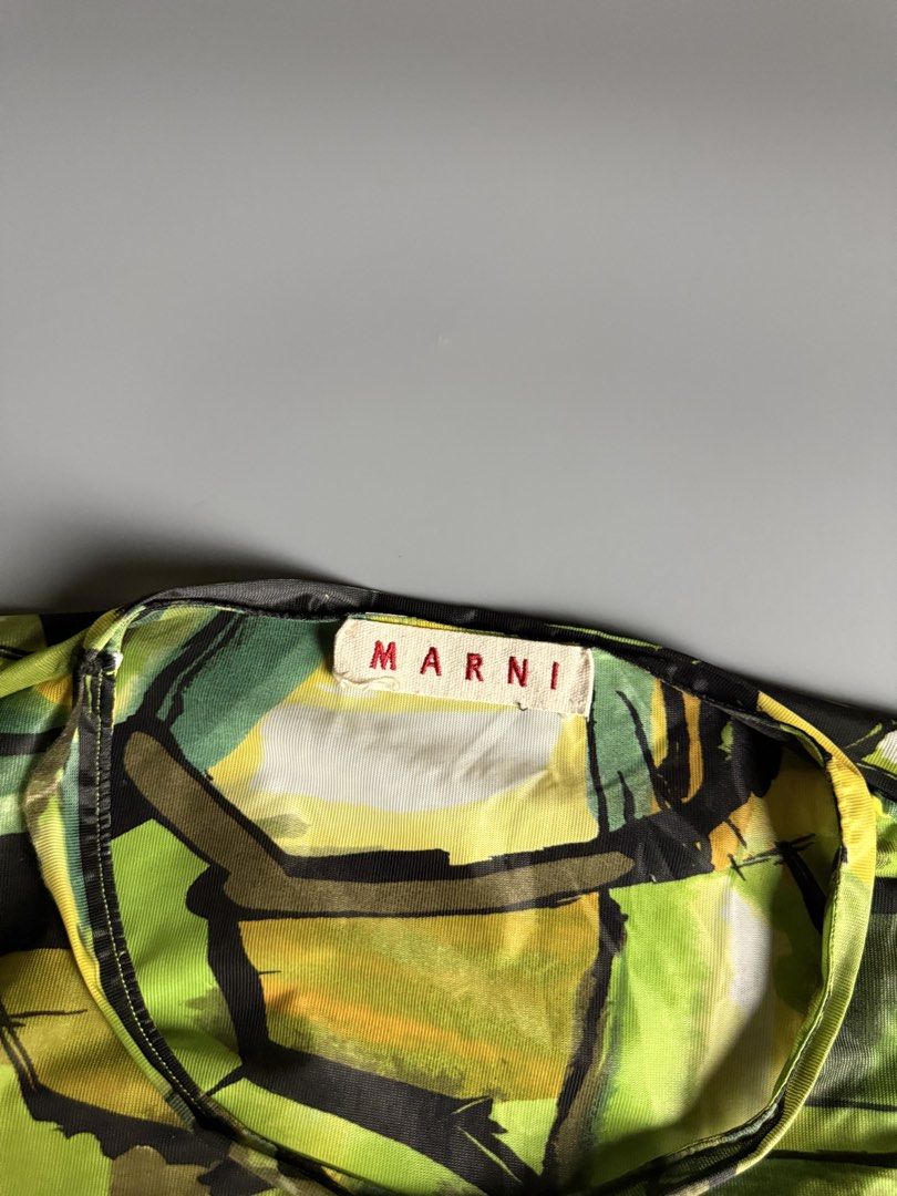 Marni Mosaic Tee (Category: Shirts) located in Manila. Submitted by 3rdealz (Listing ID 1459485140, Image 2). Description: Marni Size 38 Courier: J&T or Lalamove Item will be posted by express shipping (J&T) with good tracking record in 1-3 business days after received cleared payment. Expect it to reach you in 3-7 business days only after item been shipped. Please check my other listings and take advantage of combine shipping rates or special di