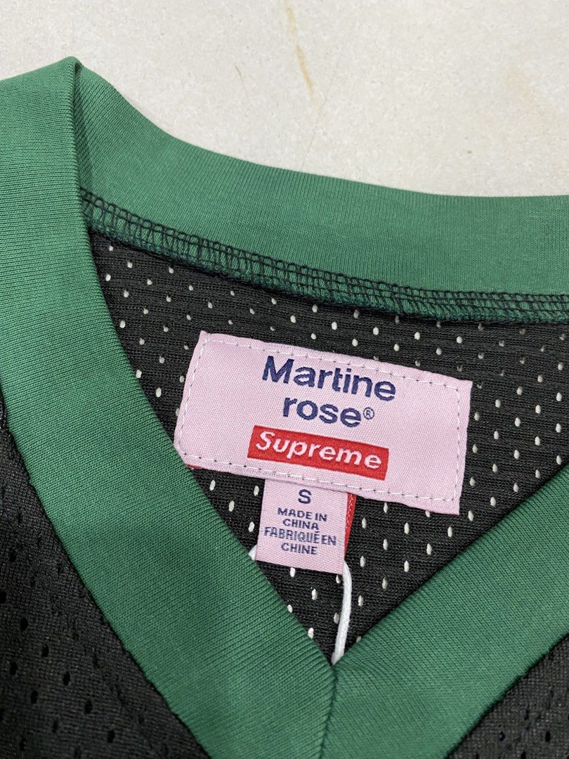 MARTINE ROSE SUPREME JERSEY (Category: Tshirts & Polo Shirts ) located in Manila. Submitted by brndn.rgld (Listing ID 1459472472, Image 3). Description: SLIGHTLY NEGO 23 / 27 LIKE NEW NO ISSUE.