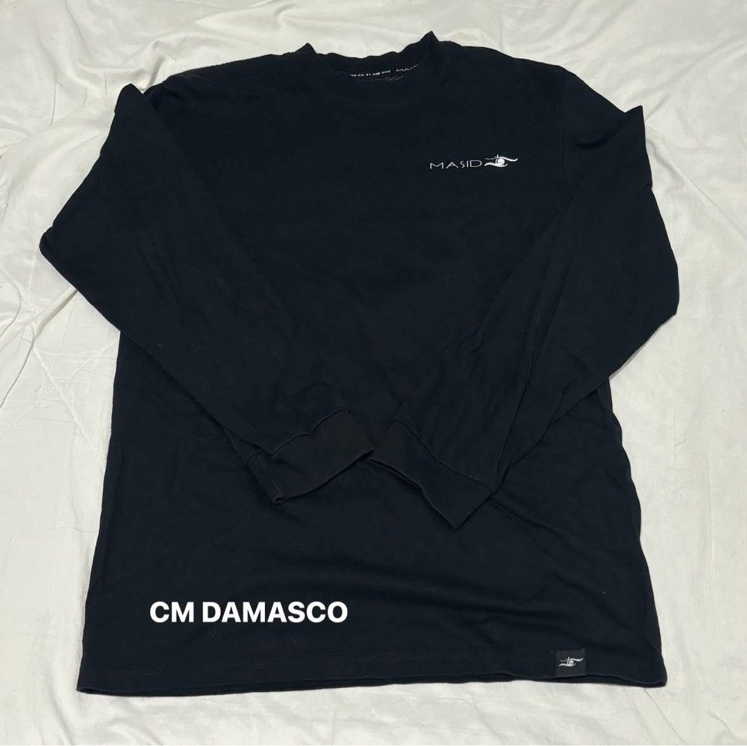 MASID V3 by Geo Ong (Category: Tshirts & Polo Shirts ) located in Manila. Submitted by shellyboythebest (Listing ID 1459410363, Image 2). Description: MASID V3 Long Sleeves • Size M • No issues • No crack print • Tight ribbings 📍 Location: Manila / Cavite (depends on day & time) 🚚 Shipping: J&T / Lalamove 🤝 Meetup: Taft Area RFS: Need funds lang, but will still collect MASID merch in the future. Need lang i-out for now. 🥹 ⚠️ PLEASE NOTE: Thes