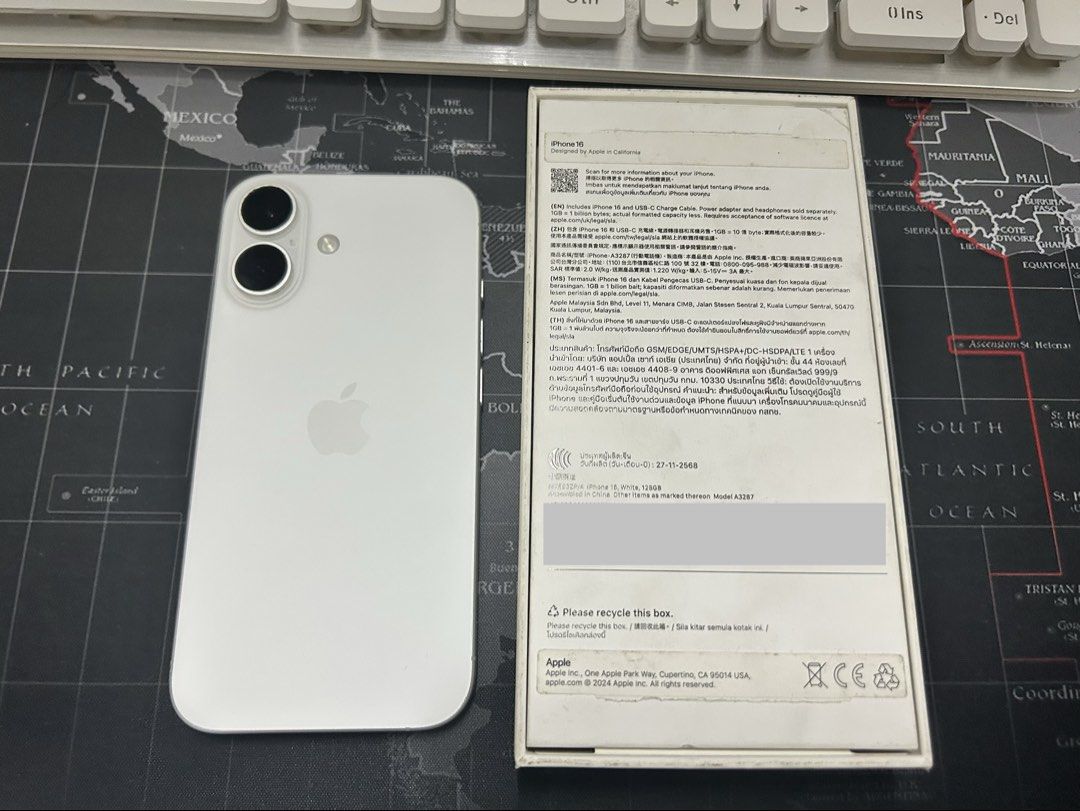 PASSCODE LOCK iPHONE 16 (Category: iPhone 16 Series) located in Ampang. Submitted by repairtechnician (Listing ID 1459415851, Image 3). Description: SELL FOR PARTS ONLY ‼️ GOOD CONDITIONS, JUST HAVE MINOR DENT ON BODY..