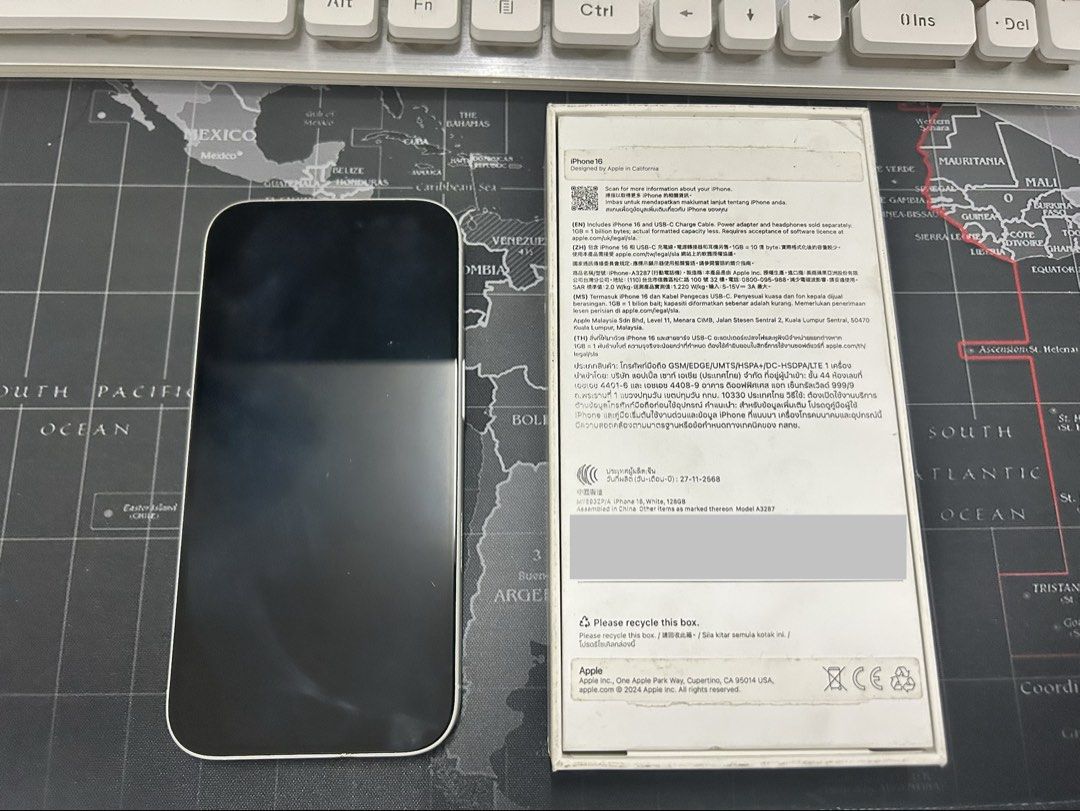 PASSCODE LOCK iPHONE 16 (Category: iPhone 16 Series) located in Ampang. Submitted by repairtechnician (Listing ID 1459415851, Image 2). Description: SELL FOR PARTS ONLY ‼️ GOOD CONDITIONS, JUST HAVE MINOR DENT ON BODY..