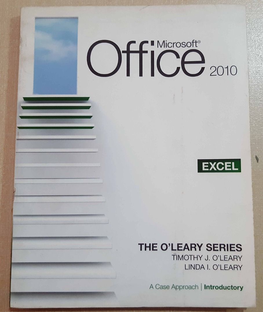 Microsoft Excel 2010 - The O'Leary Series (Category: Textbooks) located in Paranaque City. Submitted by leejay.vidal (Listing ID 1459315562, Image 1). Description: "Note: Please read first before inquiring Hindi na ako magrereply kung nandito na ang sagot sa details ng ad. Microsoft Excel 2010 - The O'Leary Series A case approach Still in good condition. Maganda gamitin ng mga gusto mag train sa Excel, good for beginners to advanced users. Madali