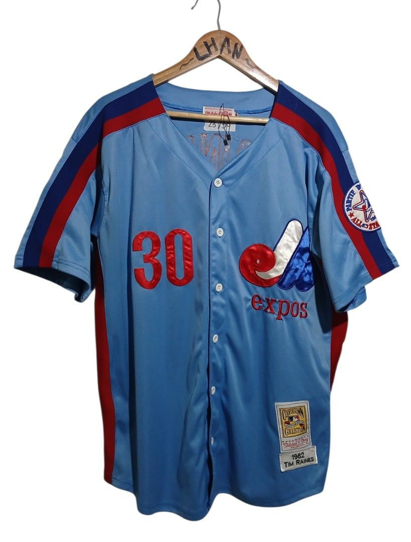 Mitchell & Ness Tim Raines 1982 Montreal Expos Jersey (Category: Tshirts & Polo Shirts ) located in Taguig. Submitted by thriftnilhan (Listing ID 1459389936, Image 1). Description: - Authentic Mitchell & Ness Cooperstown Collection Jersey - 1982 Tim Raines Montreal Expos Replica - Features Number 30 and Team Name - Size: 48 - Made in China - Perfect for any baseball fan!.