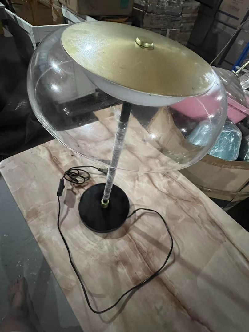 Modern Mushroom-Style Table Lamp (sale) (Category: Lighting) located in Paranaque City. Submitted by pilipinashop (Listing ID 1459381820, Image 2). Description: brand new sale no box last stock The item pictured is a modern mushroom-style table lamp, heavily inspired by luxury mid-century and contemporary Italian designs like the premium Oluce Dora Table Lamp. location: parañaque city pwede po delivery thru lalamove within metro manila, c/o buyer