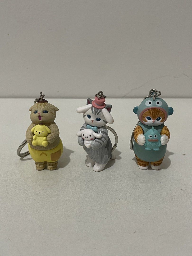 Mofusan x Sanrio SET UNOFFICIAL! (Category: Character Goods) located in Bulacan. Submitted by declutt_with_me (Listing ID 1459374633, Image 1). Description: Not official Mofusand x Sanrio keychains.