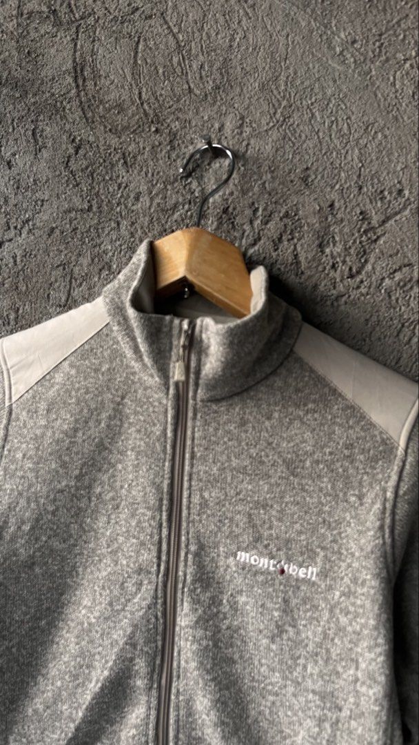 Montbell Fleece Jacket Grey Size M (Category: Coats, Jackets and Outerwear) located in Cabuyao City. Submitted by bulandos (Listing ID 1459382935, Image 3). Description: - Montbell Fleece Jacket - Color: Grey - Size: Medium (M) - Features: Full zip front, zippered hand pockets - Durability: Reinforced shoulder and elbow patches - Origin: Made in Vietnam - Versatile: Ideal for layering or wearing on its own.