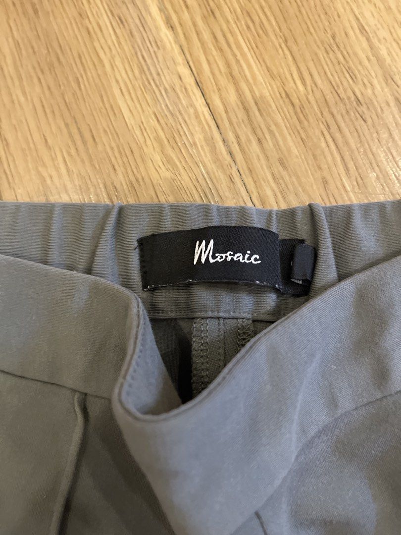 Mosaic Grey Elastic Waist Pants (Category: Other Bottoms) located in Paranaque City. Submitted by kalattt (Listing ID 1459336269, Image 2). Description: - Grey pants from Mosaic - Comfortable elastic waistband - Classic straight leg cut - Versatile for casual or work outfits - Easy to pair with various tops.