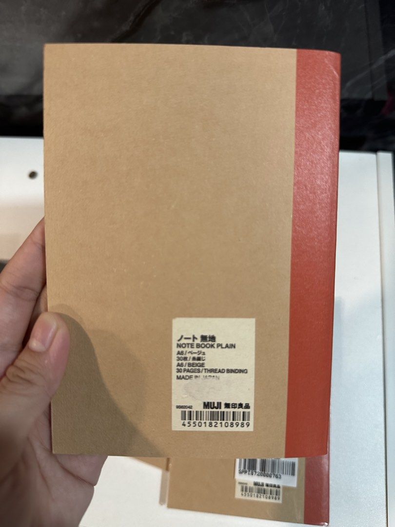 Muji A6 Blank Journal Inserts (Category: Stationery & School Supplies) located in Lipa City. Submitted by kiangkong (Listing ID 1459398070, Image 2). Description: 120 for all 3.