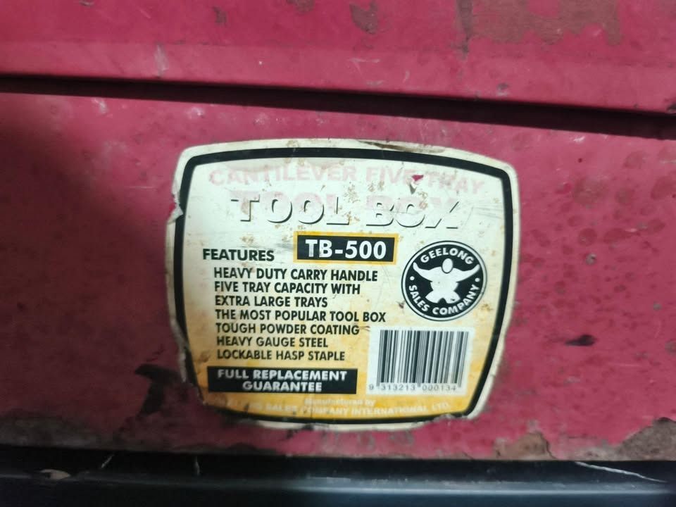 Multi layer toolbox (Category: Storage Boxes & Baskets) located in Pasig City. Submitted by randomstuffs23 (Listing ID 1459389347, Image 3). Description: May mgaonting lubog nasa pic as is for lalamove or pick up.
