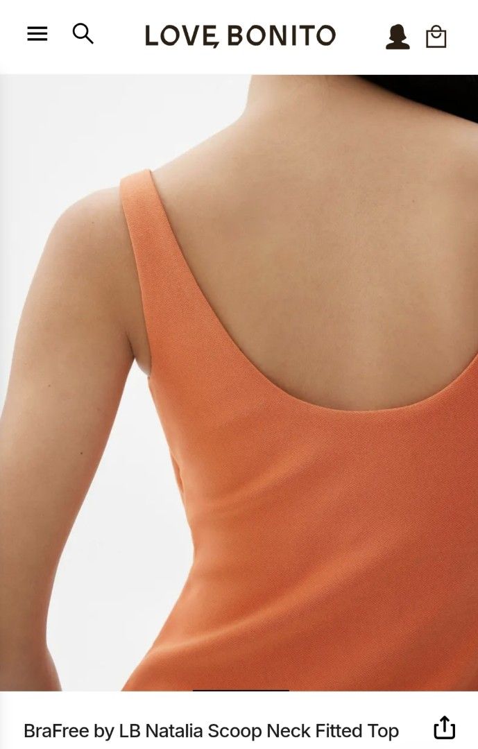 Natalia Scoop Neck Fitted Top (Category: Others Tops) located in Caloocan City. Submitted by retroscentsnfinds (Listing ID 1459423095, Image 3). Description: Ask your seller for delivery. Stay safe at home..