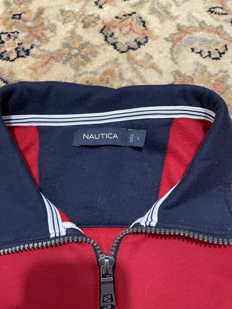 Nautica Quarter Zip (Category: Coats, Jackets and Outerwear) located in Angeles City. Submitted by utmostplug (Listing ID 1459405501, Image 2). Description: Size: L Width: 24” Length: 28” Excellent condition No flaws.