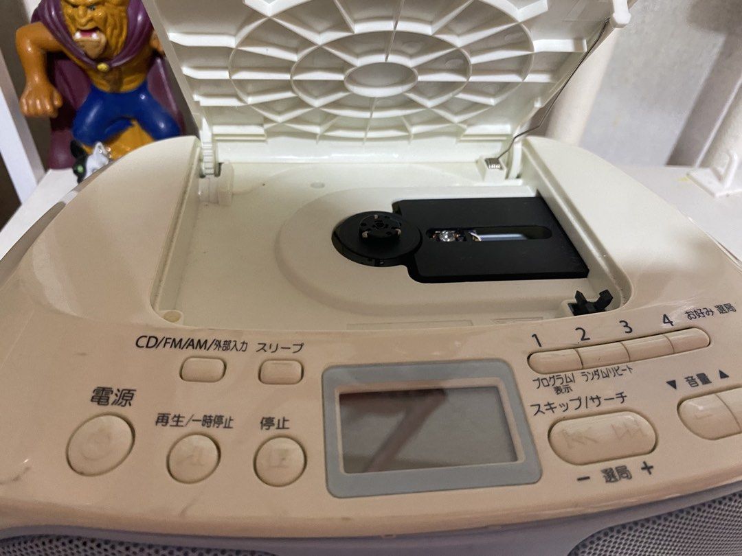 [NEGOTIABLE, Read Description] Toshiba radio (Category: Portable Audio Accessories) located in Manila. Submitted by haeyliaenna (Listing ID 1459415607, Image 2). Description: [This is the only information I can give you] MUST READ: - STILL NEGOTIABLE, but please do not offer too low. This model is from 2017. - This Toshiba radio is both battery-operated AND can be connected to an outlet to work. - 110, needs a power supply - I HAVE LOST THE WIRE,