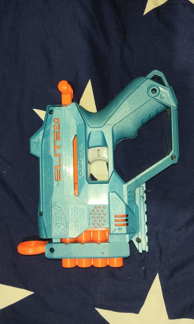 Nerf Gun set (Category: Action & Battle Toys) located in Valenzuela. Submitted by altheaphia.alca_921 (Listing ID 1459463173, Image 3). Description: Nerf Elite 2.0 Echo 4in1: 3,500 srp SET Nerf Elite 2.0 Ace SD-1 Nerf Elite 2.0 Quadfire Nerf Elite 2.0 Tetrad 3,999 srp With free foam bullet No box Good condition Hindi nagamit, for display lang Get all: 5.5k Rfs: Declutter.