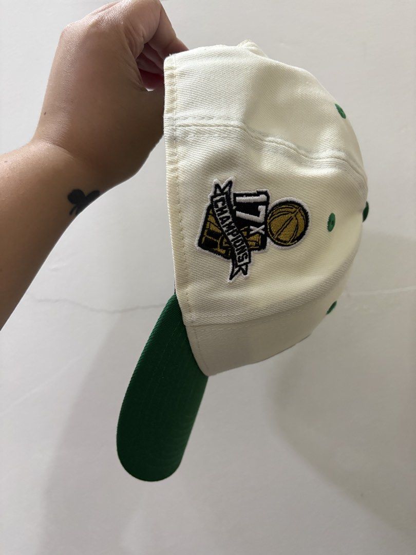 New Era Boston Celtics bi-color cap (Category: Caps & Hats) located in Batangas. Submitted by crocskid23 (Listing ID 1459329087, Image 2). Description: For sale like new Authentic New Era Boston Celtics cap What you see is what you get 1000 slightly nego 📍Batangas City location 💰MOP: Bank transfer / Can do COD via LBC 📦 Shipping: JnT / LBC (c/o buyer) 🤝🏼Meet ups: in Ayala Mkt / Cubao on Mondays / Tuesdays only.