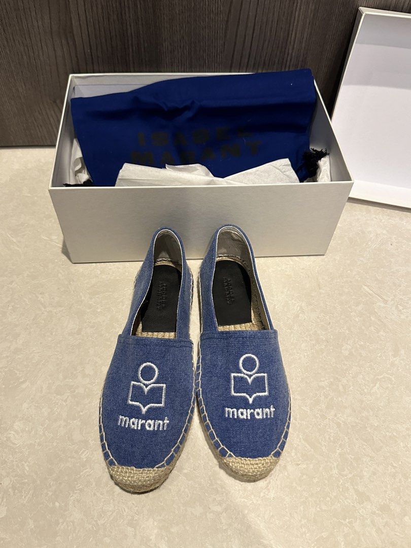 [NEW] Isabel Marant 牛仔布 麻繩底帆布鞋 canae canvas espadrilles （分類：鞋及波鞋）位於 Hong Kong。 由 beautifulspecificdetails 提交（商品編號 1459412943，圖片 1）。簡介： - new & authentic - size 36 - org price: $1850 - with original packaging (shoe box & bag) （連原裝盒、鞋袋）。
