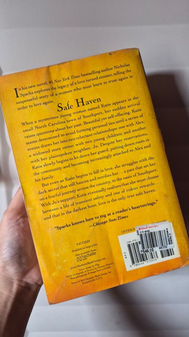 Nicholas Sparks Books - The Notebook & Safe Haven (Category: Storybooks) located in Imus. Submitted by shopestepanimey (Listing ID 1459401505, Image 3). Description: - Two popular Nicholas Sparks novels: 'The Notebook' and 'Safe Haven'. 250 The Notebook 350 Safe Haven.