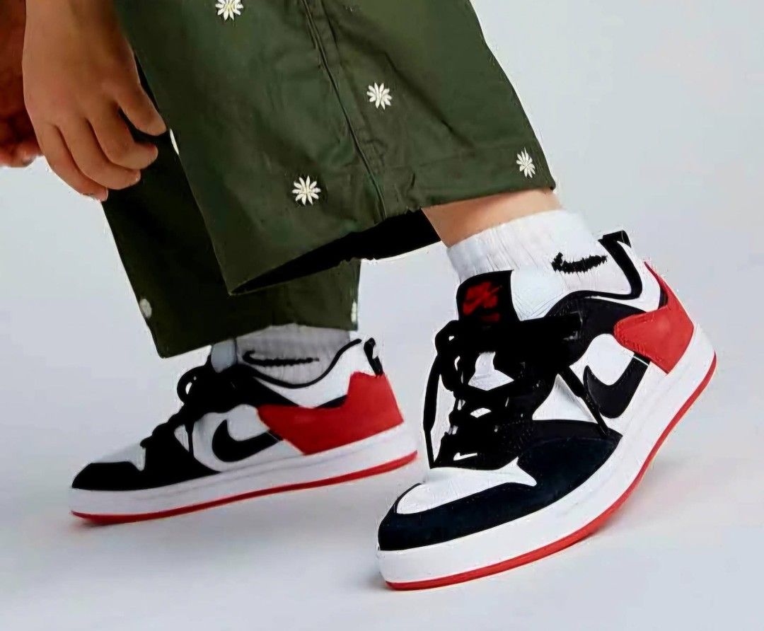 Nike Dunk Low White Black Red (Category: Sneakers) located in Cavite. Submitted by juddddd_bulaun (Listing ID 1459412921, Image 1). Description: Brand n3w Nlke SB alleyoop 100% Original Size: US 10.5 mens 1,500 only Srp: 3k.