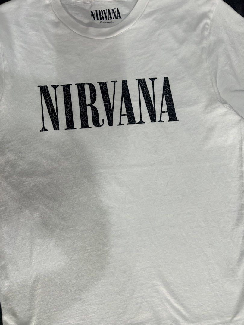 Nirvana (Category: Tshirts & Polo Shirts) located in Kuala Pilah. Submitted by man_bundle_nogori (Listing ID 1459386133, Image 3). Description: Nirvana pit 19.5 labuh 25.5 Condition memang cunn🔥🔥🔥.