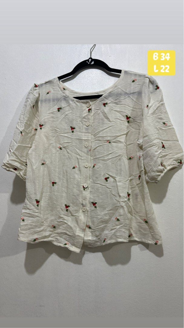 Office blouse (Category: Blouses) located in Manila. Submitted by jhennie05 (Listing ID 1459381605, Image 2). Description: 👗 ₱200 EACH ONLY! 😍 Perfect for anyone looking for cute & affordable pieces without breaking the bank! 💕 📸 Size details are in the photos — please check before buying. 🔥 TAKE ALL 7 FOR ONLY ₱1,200! 💰 Save more when you get them all! 📍 Location: Cainta, Rizal 💳 Payment: GCash / Maya / Bank Transfer 📦 Available for pic