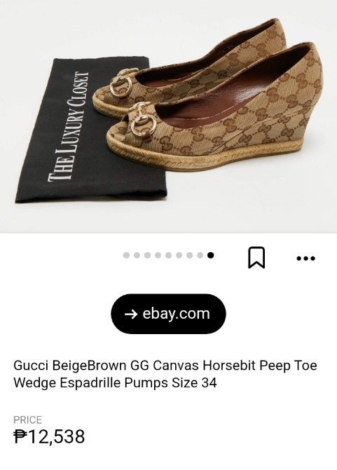 Orig GUCCI platform heels (Category: Sneakers & Footwear) located in Aguinaldo. Submitted by mightyflower-2e1f27 (Listing ID 1459457707, Image 1). Description: .