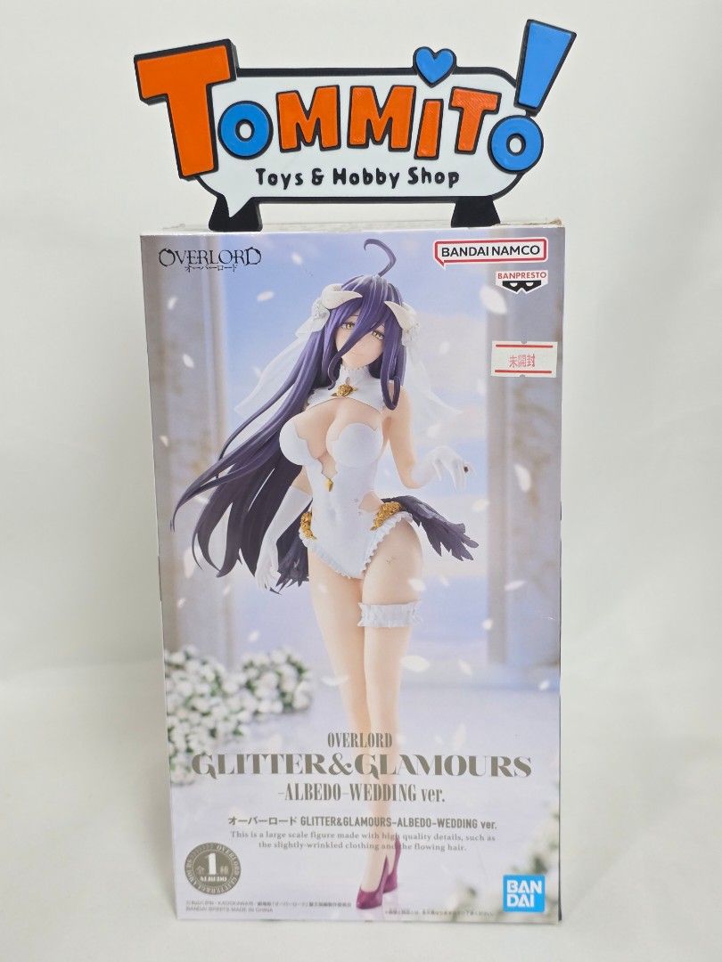 Overlord - Albedo - Glitter & Glamours Figure Wedding Version (Category: Figurines & Statues) located in Davao. Submitted by tommitotoys (Listing ID 1459381318, Image 1). Description: Overlord - Albedo - Glitter & Glamours Figure Wedding Version ✨ Condition: Mint In Box declared Back In Box 📍 Davao City 🚚 LBC CoD/CoP, JnT, Flash Express or weekend meetups 💰 GCash 💬 Price negotiable – message for offers 📦 Buyer shoulders shipping Message if i