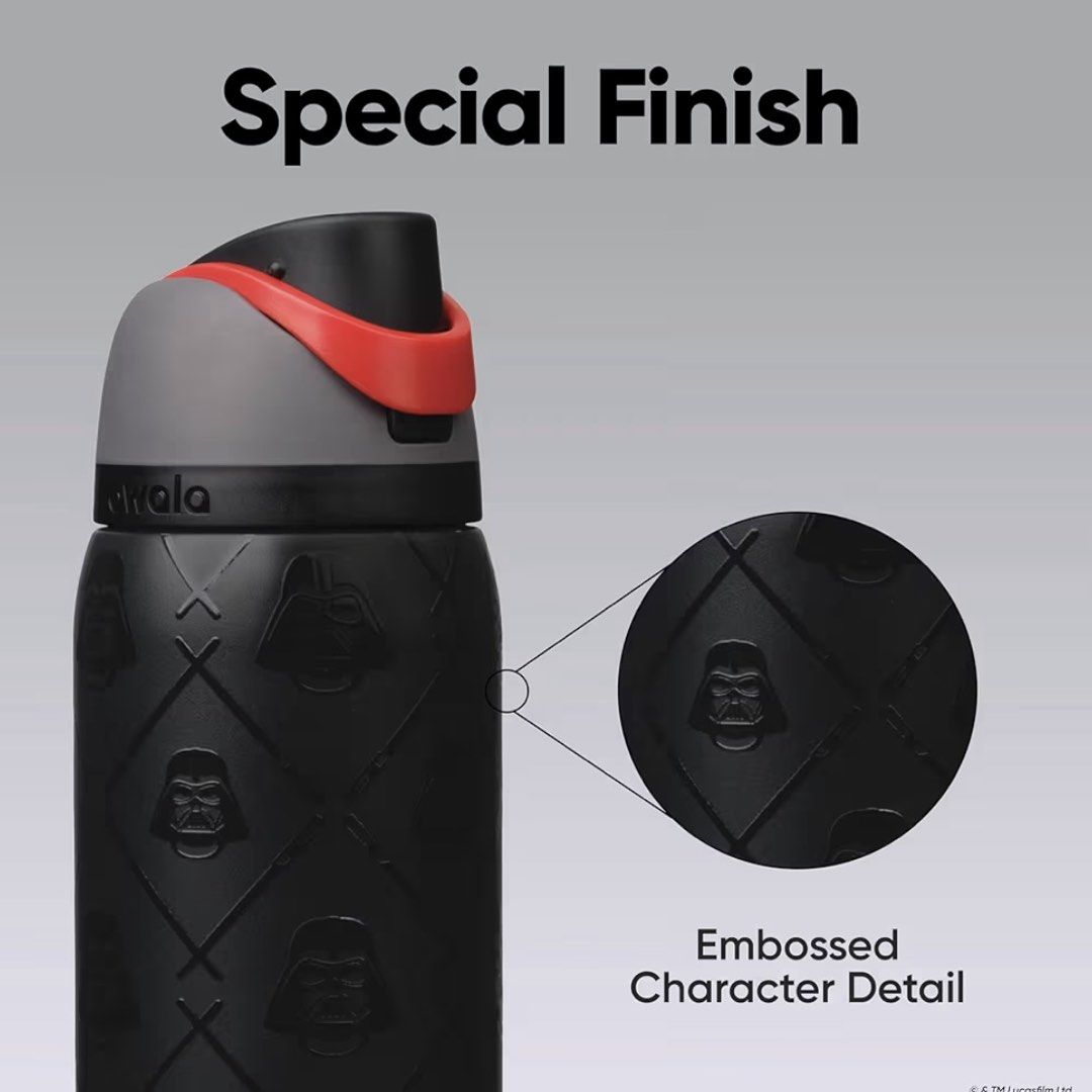 Owala Star Wars Darth Vader Black Water Bottle (Category: Water Bottles & Tumblers) located in Pasay City. Submitted by toyaveph (Listing ID 1459447760, Image 2). Description: OWALA WATER BOTTLE STAR WARS 🟢 ON-HAND Darth Vader - P3150 MOP: GCASH/MAYA LOCATION: PASAY CITY MOD: GRAB/LALAMOVE/LBC.